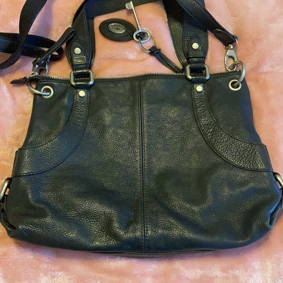 Super Clean Vintage Fossil Leather Handbag - Picture 7 of 11